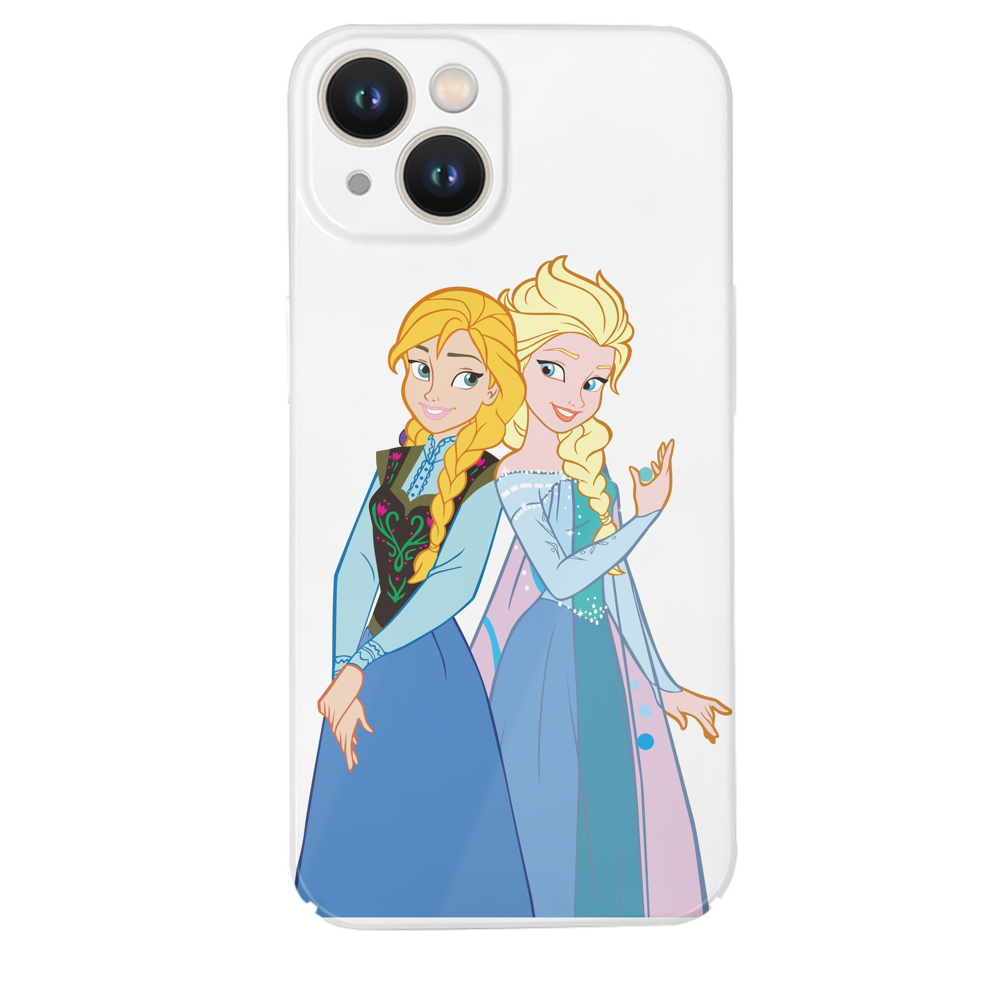 （画像用） アナと雪の女王 アンナ エルサ Frozen Anna Elsa 【iPhone 14シリーズ対応】ハードケース